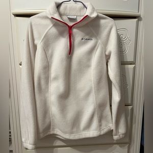Columbia Women’s Glacial Half Zip Fleece in White (XS)